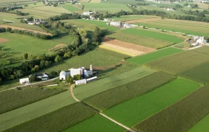 vue sur terre agricole