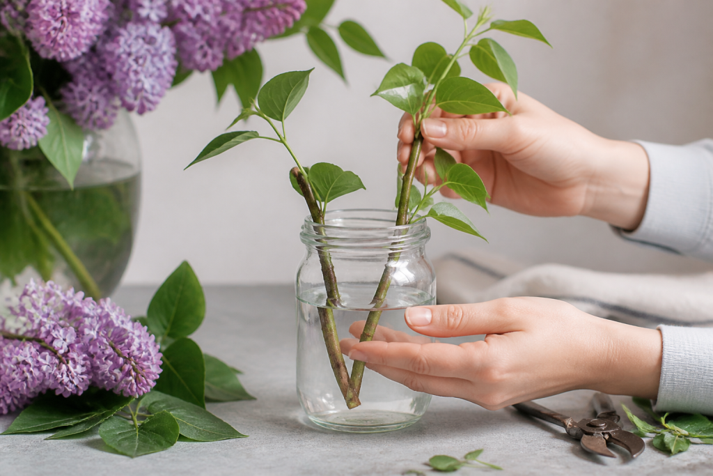 Comment faire une bouture de lilas dans l&rsquo;eau ?